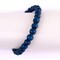 The Bead Chest Wood Stretch Bracelet, Azul Blue - Stackable Beaded Jewelry, Unisex for Men & Women